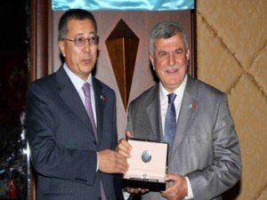 Birlik Başkanımız Kazakistan fahri konsolosluk törenine katıldı