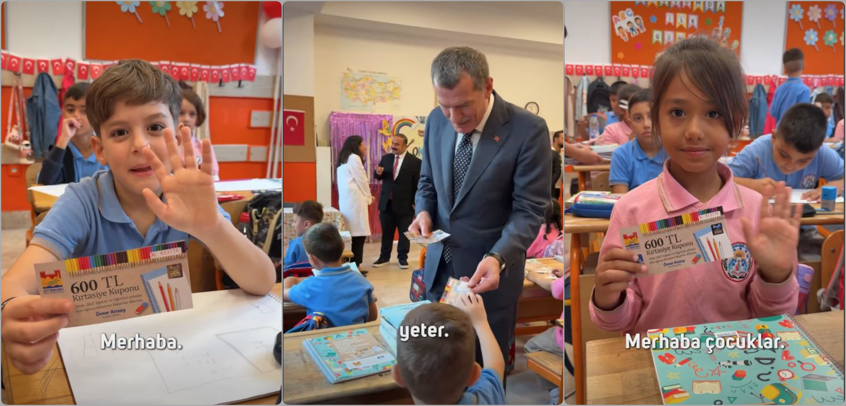 TDBB-Zeytinburnu Belediyesi İşbirliğinde Öğrencilere Kırtasiye Yardımı Yapıldı